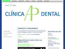 Tablet Screenshot of clinicaapdental.com